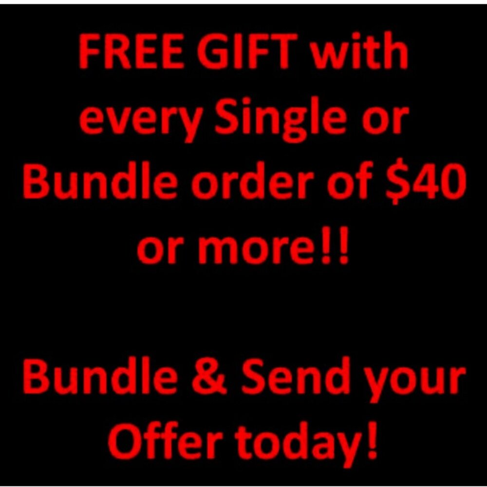 FREE GIFT included for every Single or Bundle order over $40!! Bundle & Send you